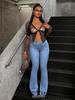 2026 Trendy High-Waist Stretchy Micro-Flare Jeans for Women