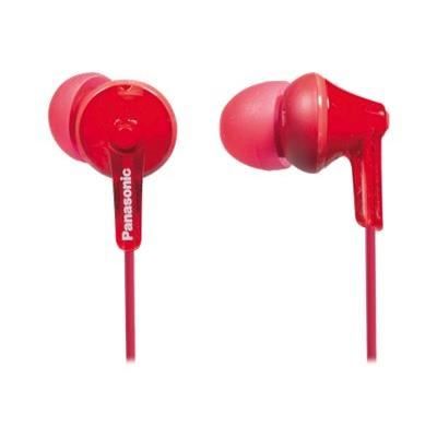 Ecouteurs Intra-auriculaires - PANASONIC - RP-HJE125E-R - Filaire - 3.5 Mm - Rouge