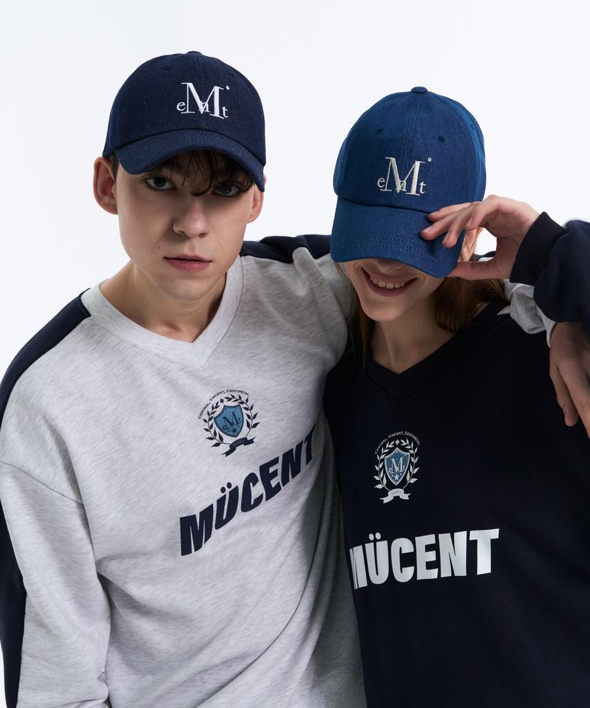 Mucent Signature Ball Cap (Medium Blue Mid Denim)