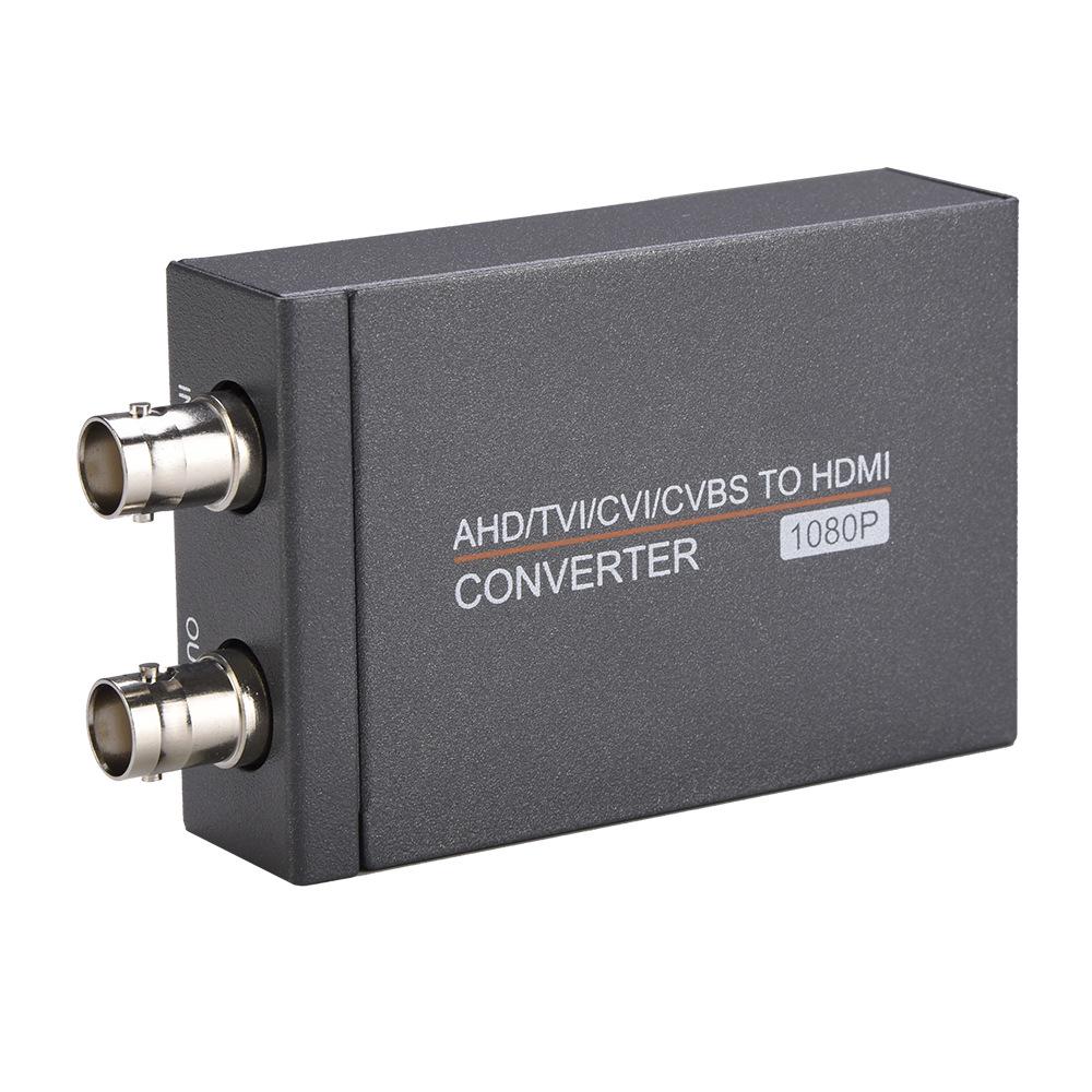 1080P HD BNC Camera Signal Converter with Loop Out: AHD/TVI/CVI/CVBS To HDMI
