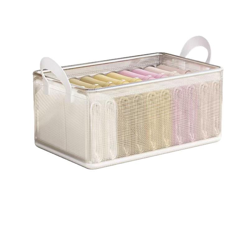 Transparente PVC-Kleideraufbewahrungsbox - Faltbarer Kleiderschrank-Organizer