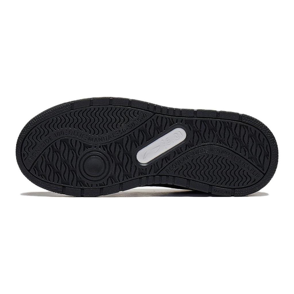 Li Ning Youth  Kids Sports Lifestyle Series Versatile Non-Slip Wear-Resistant Low-Top Kids Skate Shoes Kids Skate Shoes Black YKCT138-5