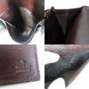 Used GUCCI Bifold Wallet 146229 Sima leather Dark brown Purse