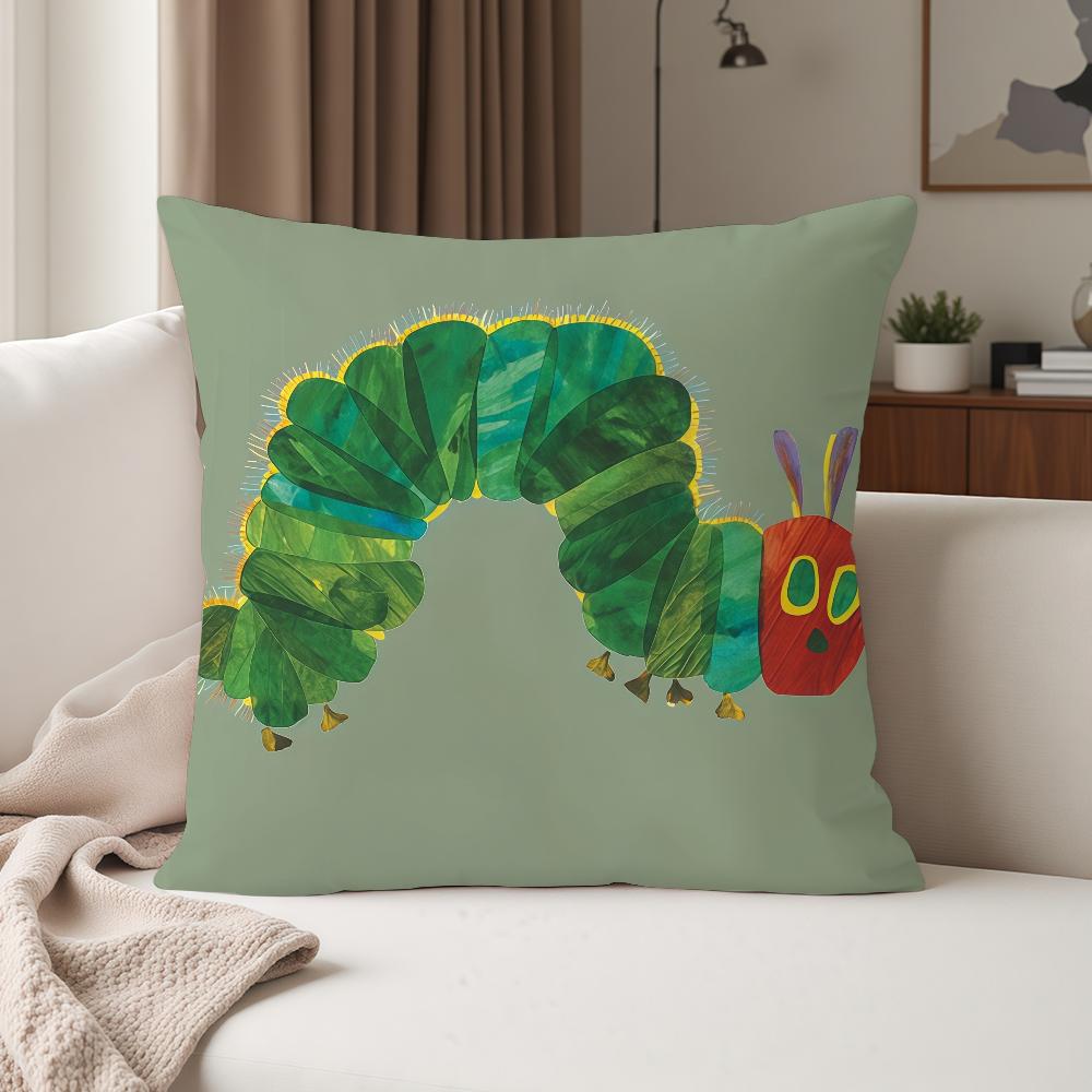 The Vvery Hhungry Caterpillar Pillow Case Suitable For Bedrooms Living Rooms Cars Home Decoration