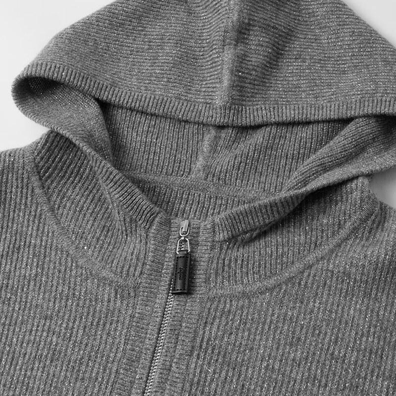 eifini Women's Round Neck Wool Knit Top