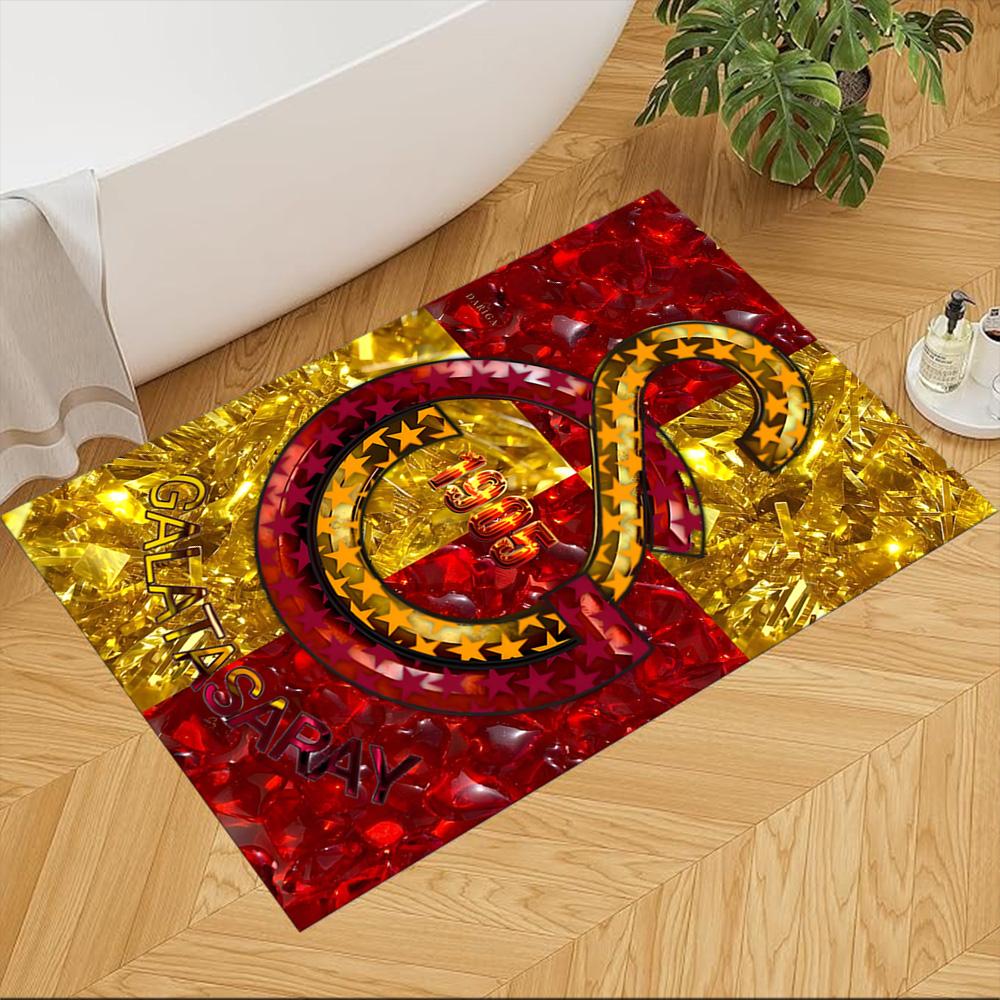 Aslanlar GS Floor Rug Office Rug Perfect for Entryway Game Room Dining Room Dormitory Anti-slip Rug Office home decor Perfect Gift for Women/Men