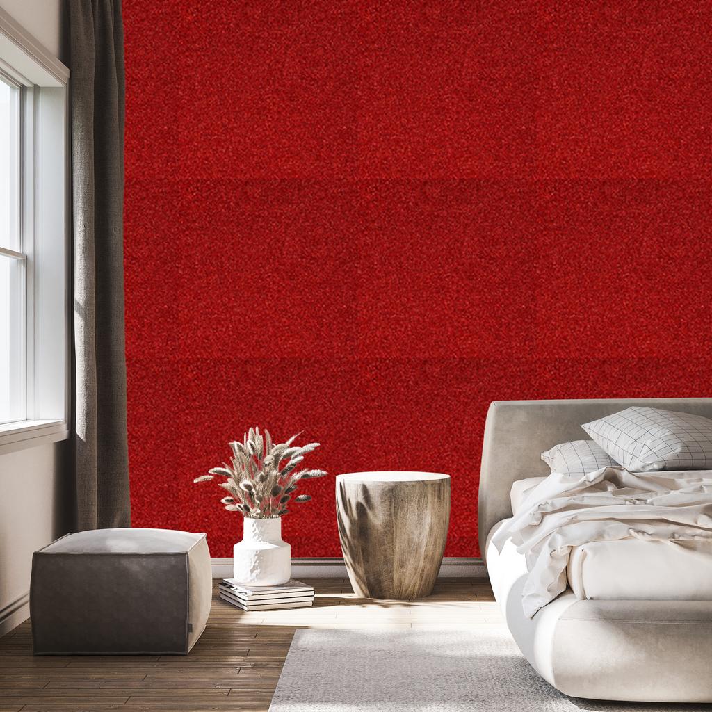 Glitter wallpaper background red, center red 50x1000