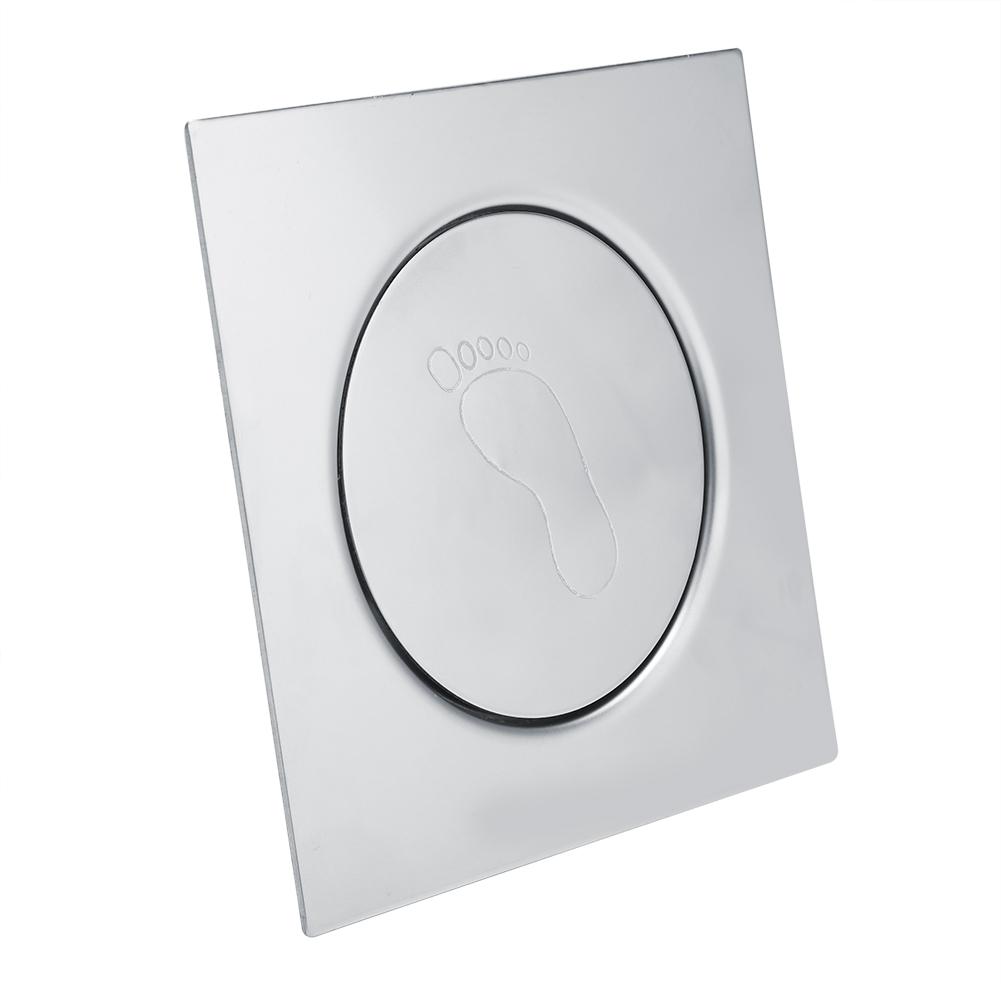 Stainless Steel Pedal Bounce Type Floor Drain for Bathroom Washroom Garage Basement