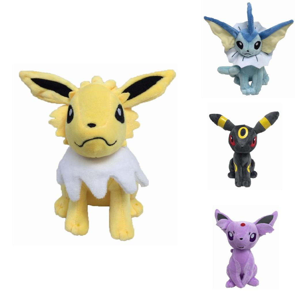 Adorable 8" Pokemon Jolteon Flareon Glaceon Plush Toy Stuffed Doll For Kids And Collectors