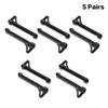 5pcs Glasses Anti-slip Silicone Cover For Glasses Sleeve Eye Frame Leg Drag Fixed Ear Hook Bracket Anti-drop Artifact Glasse Acc