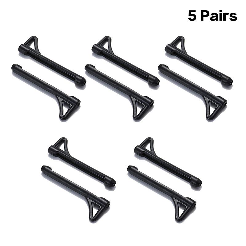 

5pcs Glasses Anti-slip Silicone Cover For Glasses Sleeve Eye Frame Leg Drag Fixed Ear Hook Bracket Anti-drop Artifact Glasse Acc