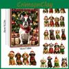 Dog Christmas Cuter Countdown Calendar Blind Box Tree Acrylic Gifts Pendant