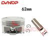 Motorcycle 62 mm Piston 13 mm Pin Ring Set Kit Assembly For HONDA CG150 CGH150 ZJ150 Irbis GS150 150cc