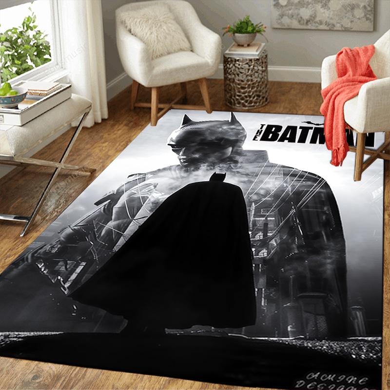 

Classic Comic Hero Pattern Area Rug Washable Non-Slip Floor Mat for Home Living Room Bedroom Decoration 60x90cm