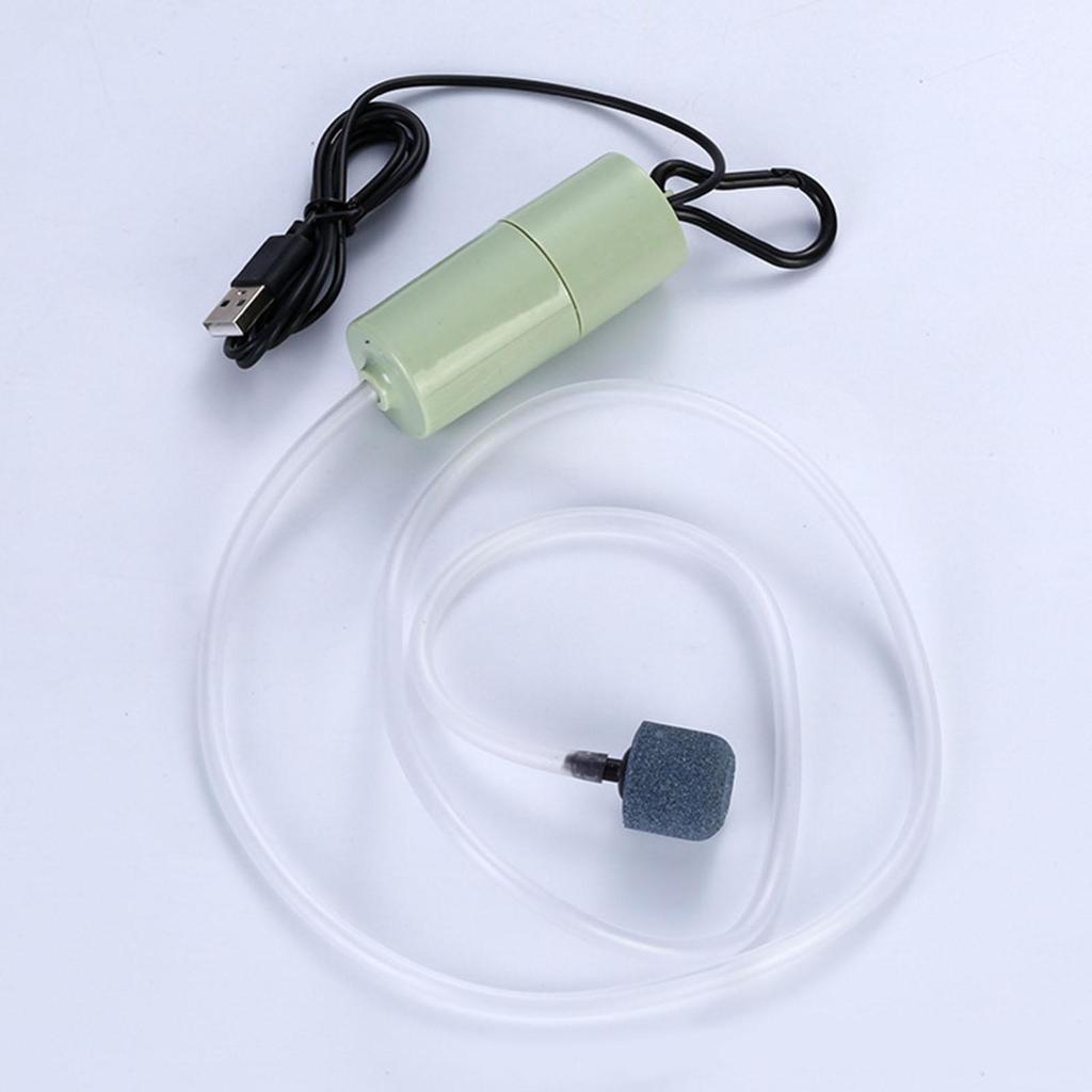 Mini USB Aquarium Air Pump Kit Portable Fish Tank Air Oxygen Pump Silent Small Aquarium Bubbler for Aquarium Accessories