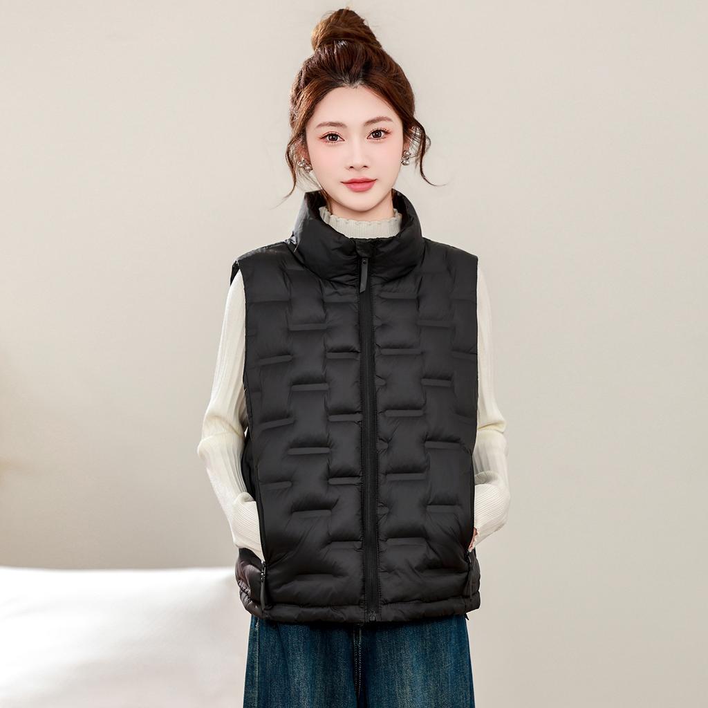 Autumn and winter new cotton vest light and warm cotton vest casual fashion wear versatile thermal vest top women
