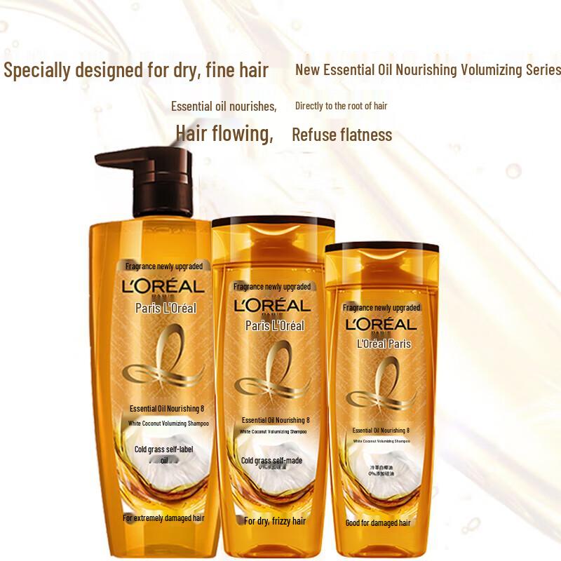 L'Oréal Ätherisches Öl Volumenaufbauende Haarpflegeset