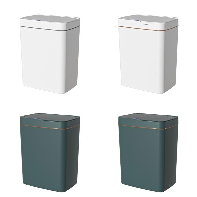 Automatic Kitchen Trash Can 15/18L, Motion Activated Lid Touchless Trash Can for Easy Waste Management in Home or Office