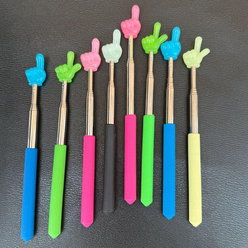 Telescopic Rod Finger Reading Sticks Finger Design Teaching Stick Whiteboard Hand Pointer  Teachers