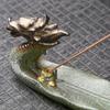 Antique Incense Burner Ceramics Incense Tray Incense Base Incense Stick Holder  Office