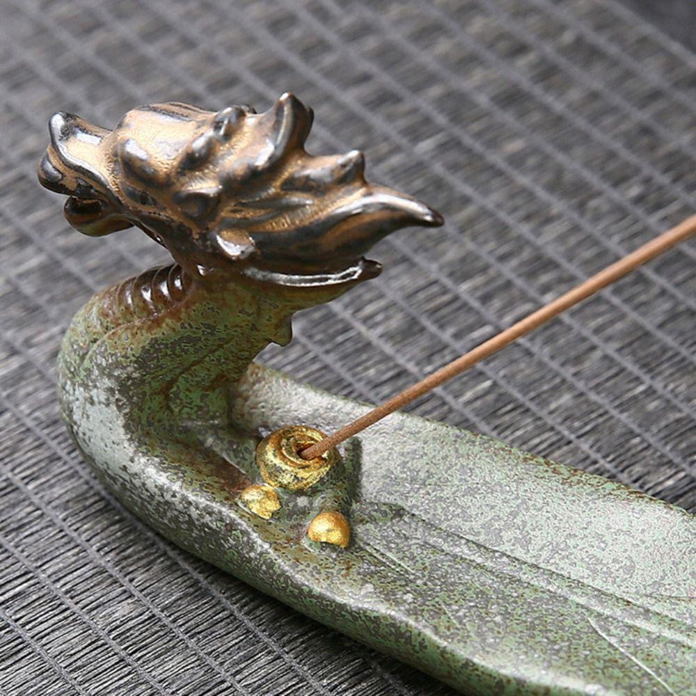 Antique Incense Burner Ceramics Incense Tray Incense Base Incense Stick Holder  Office