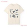 Vintage 90s Tattoo Sea Animal T Shirt Retro Ocean Nature Vintage Soft Top For Everyday Wear Versatile Slightly