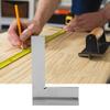 Hochgenauer Flachwinkel aus Kohlenstoffstahl 90 Grad mit Anschlägen Ingenieurwerkzeug #3