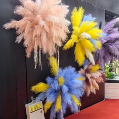 10/5/1PCS Artificial Pompous Grass Pompass Branches Fake Fluffy Stems Plants Vase Filler for Home Boho Decor Flower Arrangement
