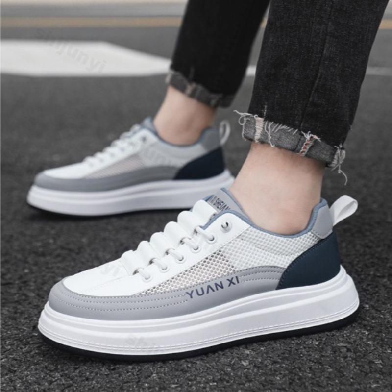Summer Men's Sports Shoes 2025 Platform Mesh Breathable Comfortable Non Slip Casual Shoes Outdoor Running Sports Shoes Sneakers