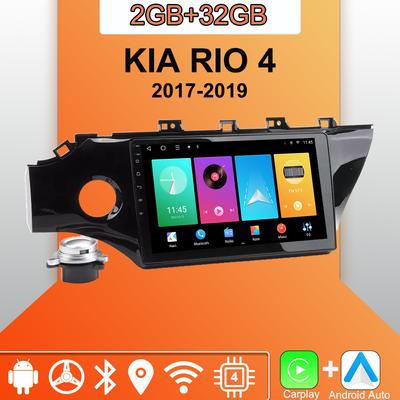 Android Carplay Radio samochodowe dla KIA RIO 4 2017-2019 Odtwarzacz multimedialny Jednostka główna Stereo Nawigacja GPS BT WIFI 2 + 32 GB