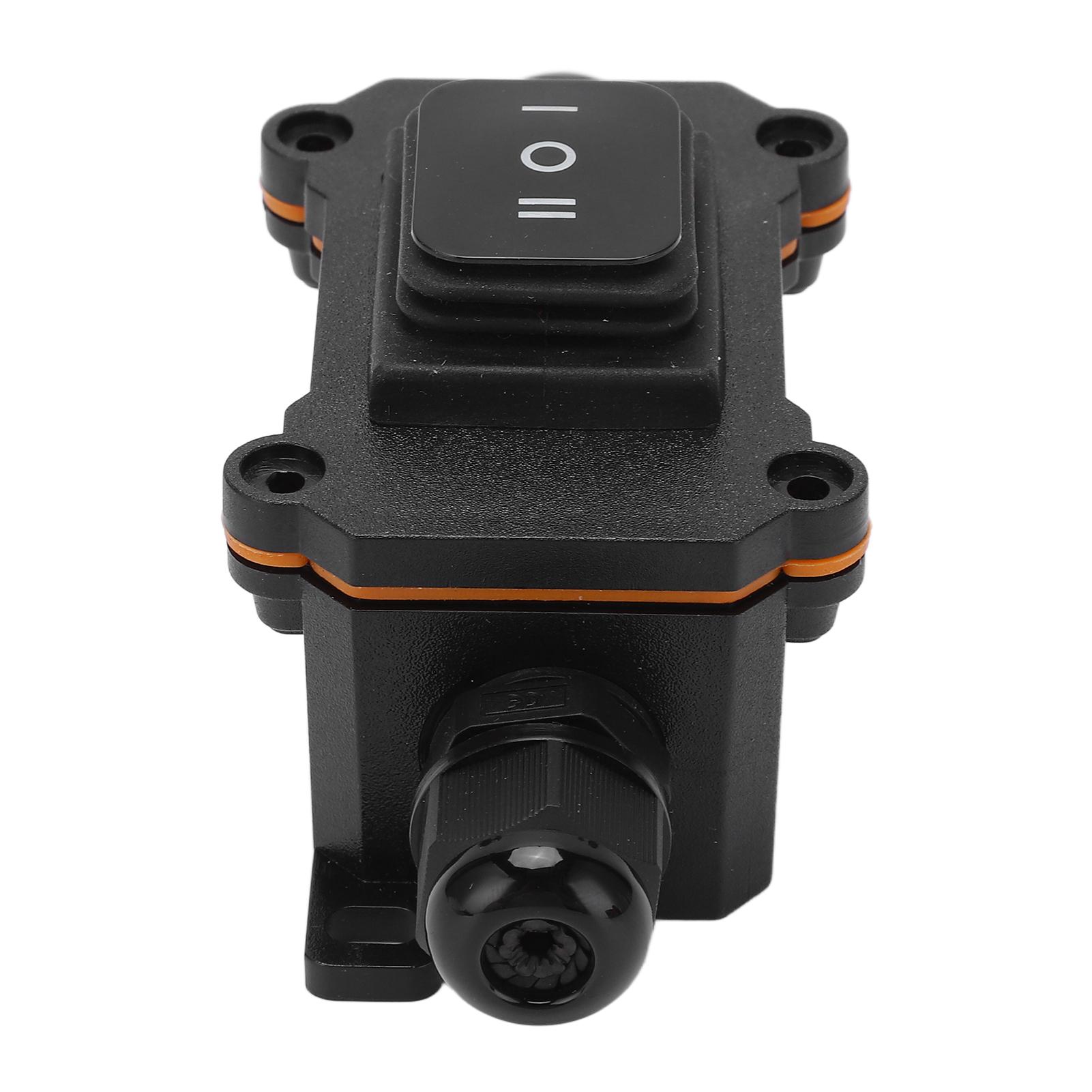 

3-позиционный кулисный переключатель ВклВыклВкл 12В 16А Водонепроницаемый IP68 Универсальный для автомобиля, лодки, корабля, дома на колесах