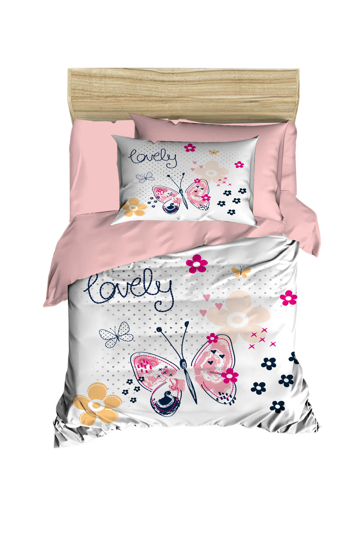 

Digital Printed 3D Cotton Newborn Baby Bedding Set Lovely Butterfly