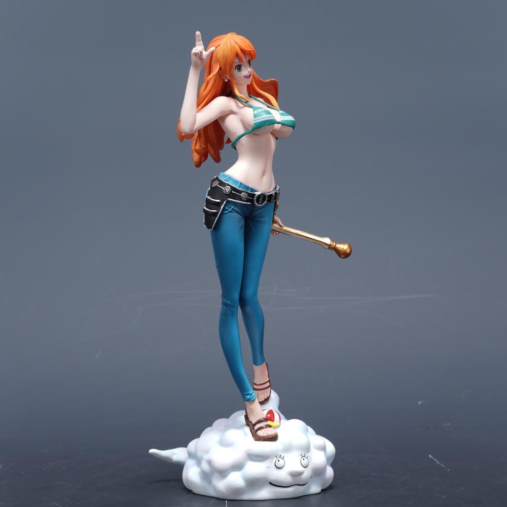 22cm/8.66in Anime Figure Nami Action Figures Pvc Statue Desktop Ornamen Collection Model Toys Gifts ONE PIECE Poseable Articulated Scale Detailed