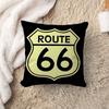 RRoute  Office Cushion Pillowcase Car Cushion CoverXCM Lumbar Pillowcase Sofa Pillowcover