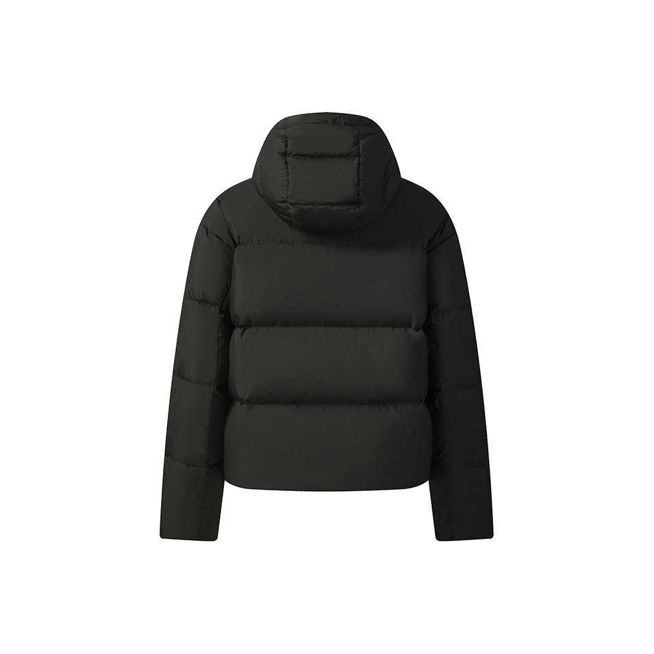 Fila Original Fashion Simple Versatile Casual Retro Comfortable Loose Warm Hooded Down Jacket Women Outerwear F51W549905FBK