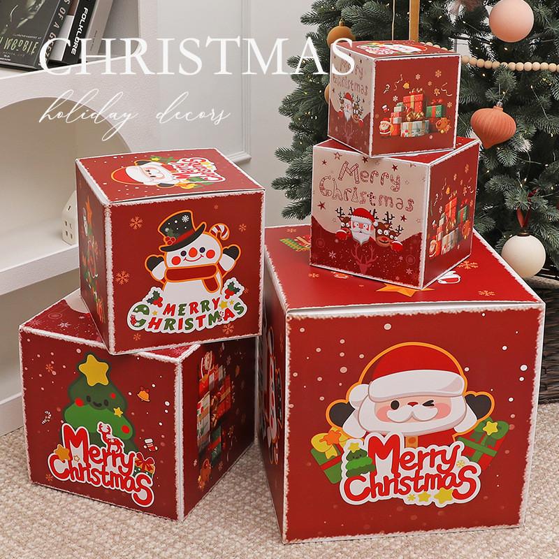Gift Packaging Christmas Box With Cartoon Design For Daily Holiday Giving