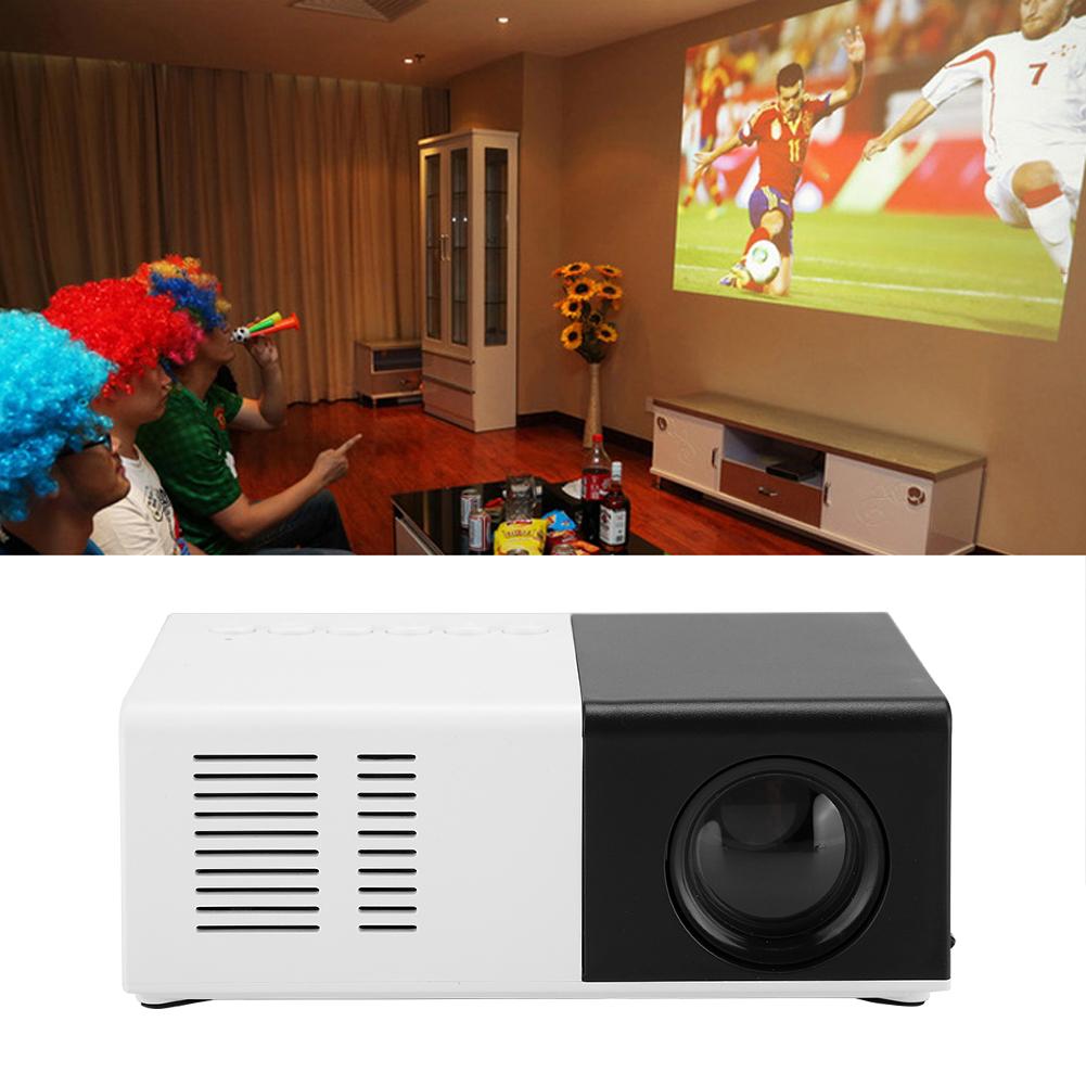 Mini LED Projector USB HDMI 1080P 2.0-Inch LCD Screen Projector with Cooling Holes