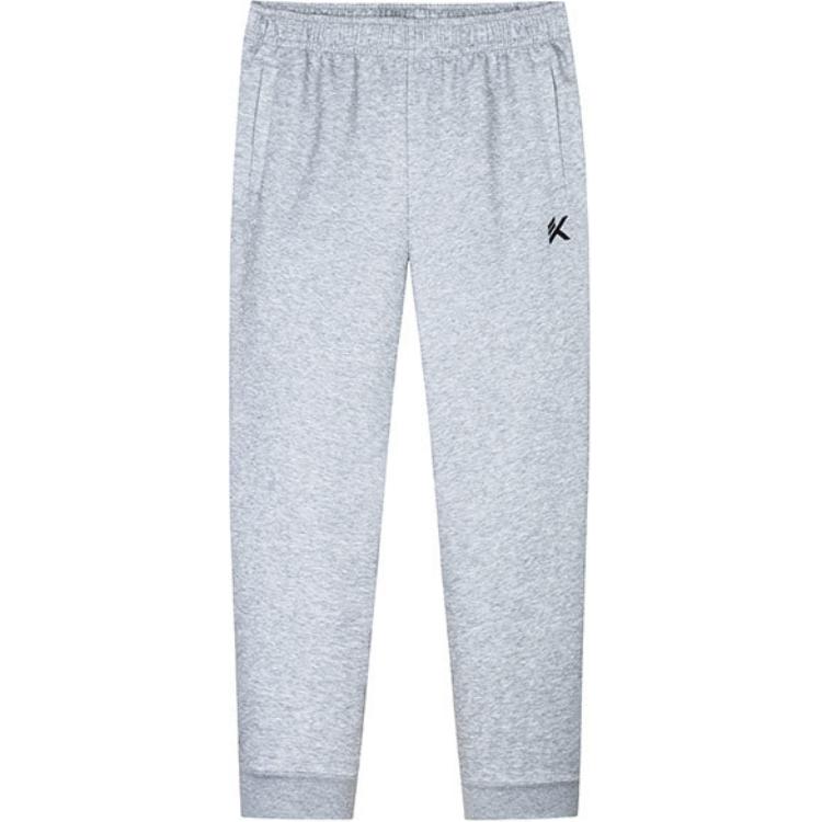 

Anta Удобные дышащие универсальные спортивные повседневные брюки мужские серые с узором-серые 952431306-1 S