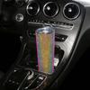 500ml Diamond Crystal Car Bottle Stainless Steel Water Bottle Bling Rhinestones Vacuum Flasks Coffee Cup Tumbler Car Accessories