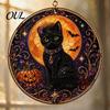 Cute Animal Decoration Black Cat Diamond Art Kits for Adults Beginners, DIY Material Package, Healing Craft Hobby Painting Set Home Wall Decor