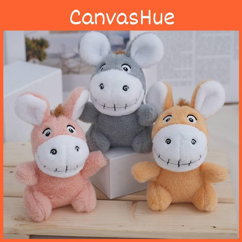 Adorable Plush Donkey Keychain Soft Stuffed Animal Toy Cute Donkey Doll