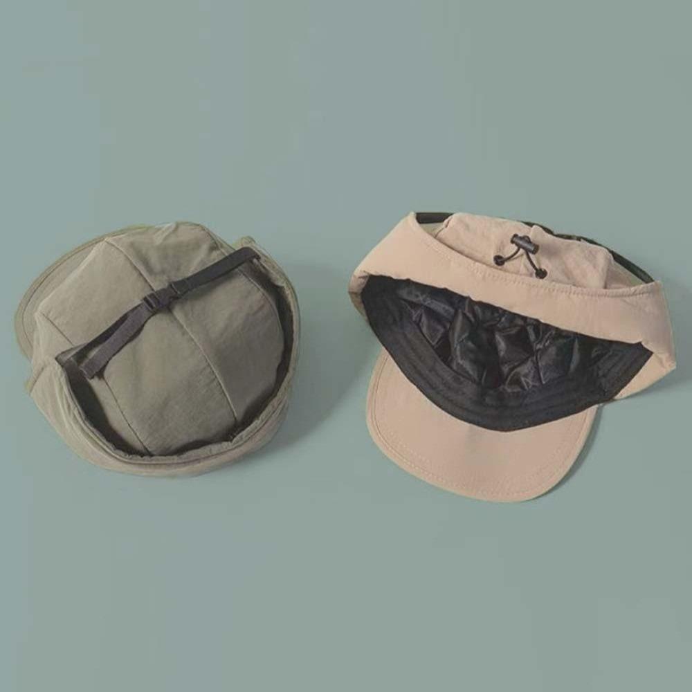 Japanese Style Ear Protection Ushanka Lightweight Windproof Pilot Cap Earflaps Visor Hat Skiing