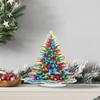 Gem Art Tabletop Ornaments Christmas Theme Gem Art Acrylic Paint Desktop Ornaments For Home Living Room Rhinestone Art For