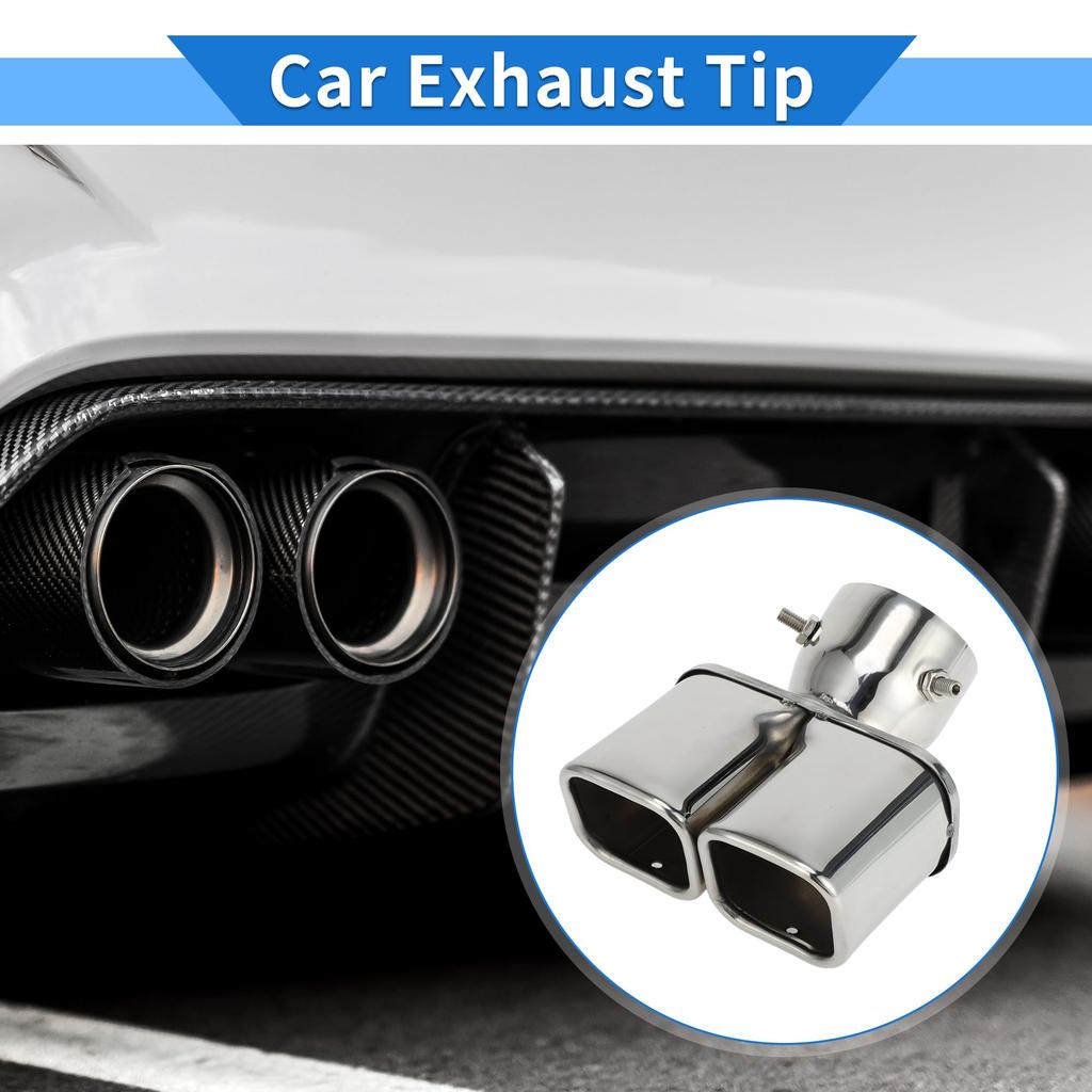 VekAuto Car Exhaust Tail Muffler for Toyota Land Cruiser Prado GDJ/TRJ150 Series 1pc Square