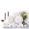 Exquisite Purple Dandelion Bone China 10-Piece Dinnerware Set