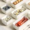 Acacia Wood & Ceramic Divided Snack Plate