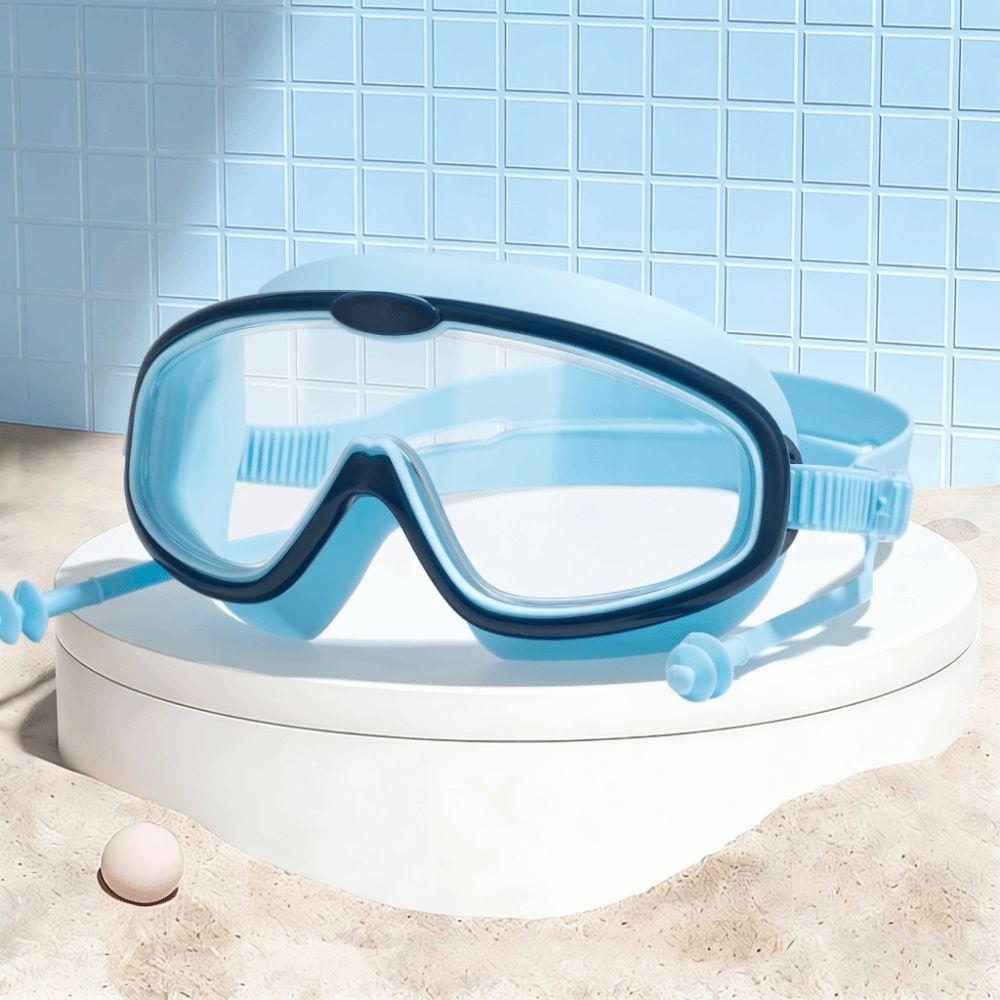 Wide View Big Frame Swim Goggles Anti-Fog Large Frame Swim Goggles Swimming Goggles Swimming