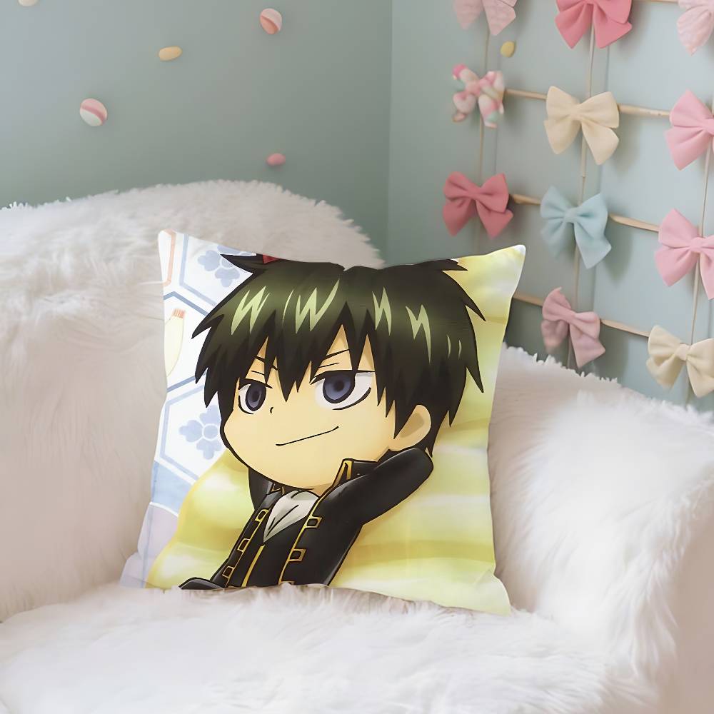 Anime HHijikatasTToshirous Case Plush Fabric Soft Pillowcase Double Sided Print Cushion Cover Household Gifts