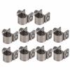 10 Stück Edelstahl Mini Kraftstoffleitung Schlauchschelle Klemme 6mm-20mm Optionale Größe
