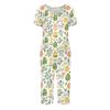 2 Piece Sets For Women Short Sleeve Top And Pants With Pockets Workout Soft  Print Sets